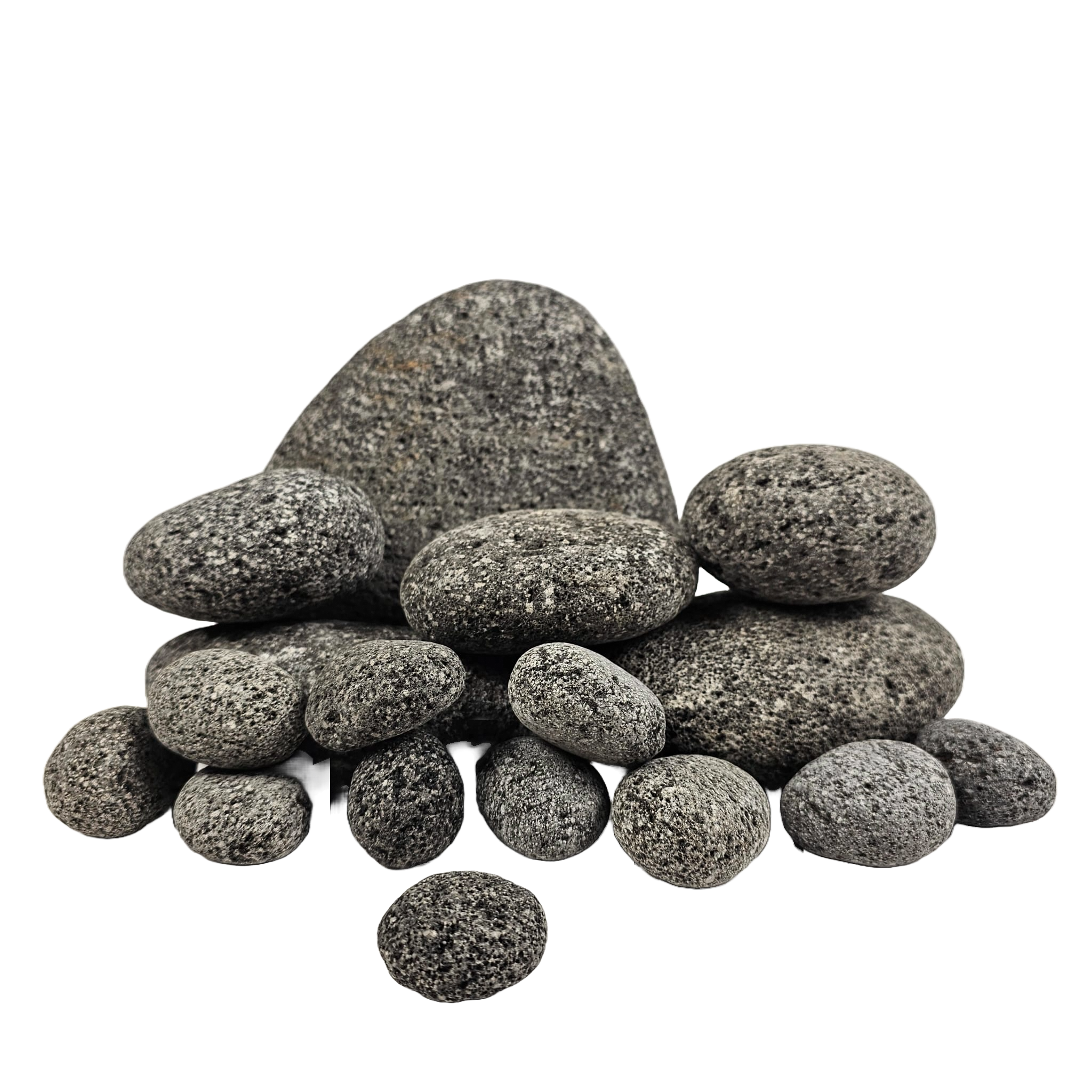 Zen Pebbles/Schwarze Flusssteine/Black Riverstone