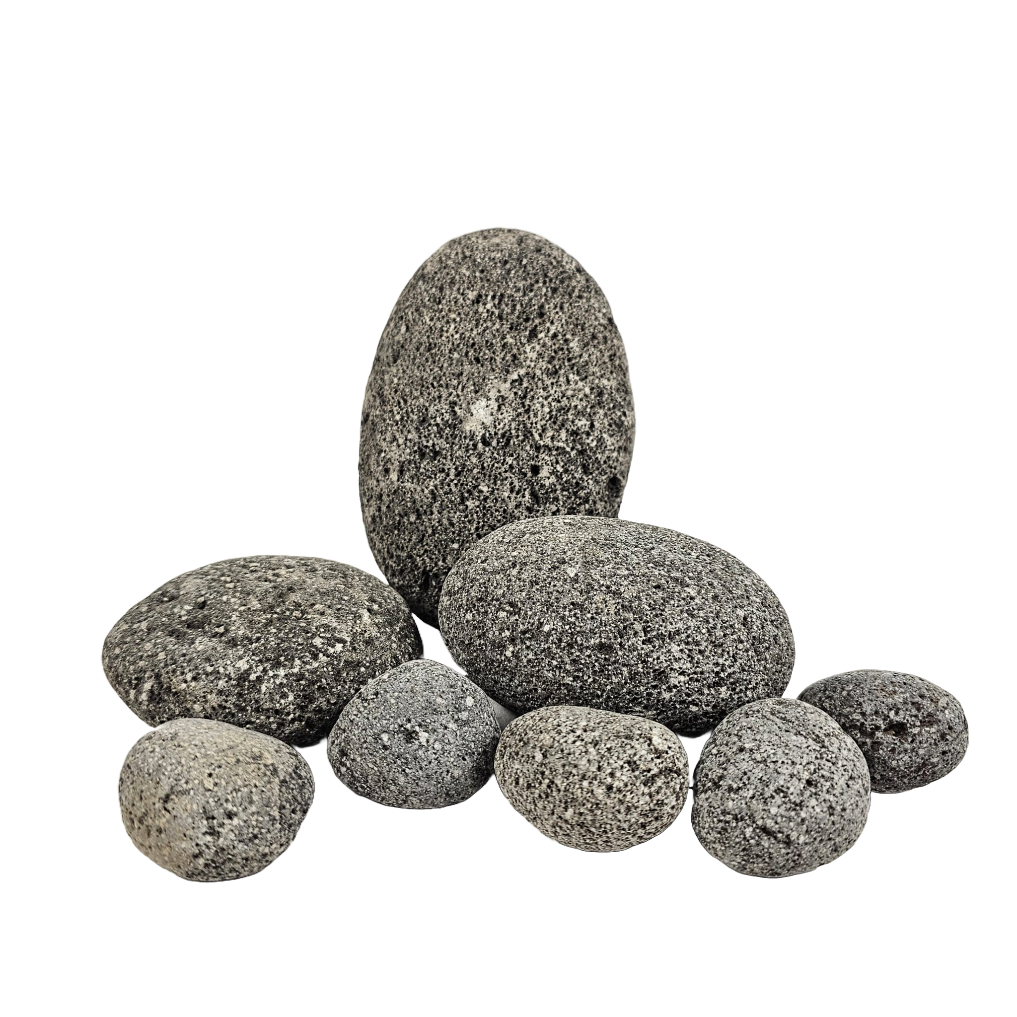 Zen Pebbles/Schwarze Flusssteine/Black Riverstone